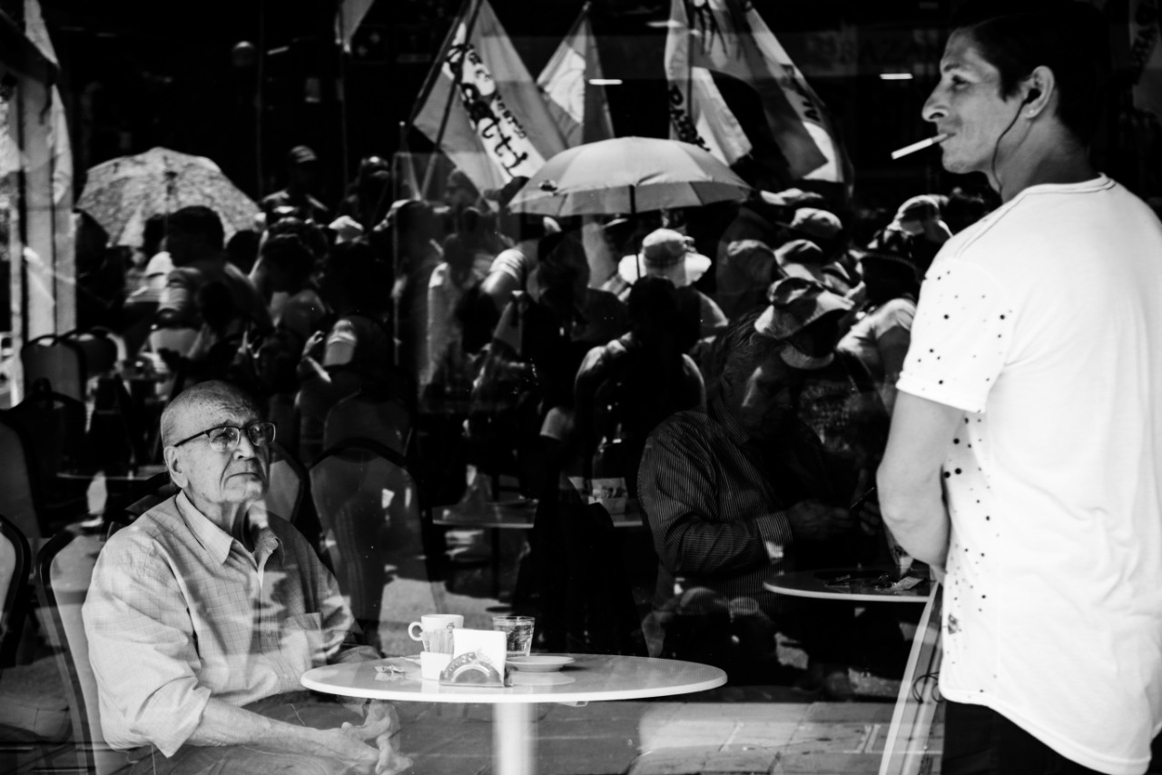 La marcha por los 500 desocupados