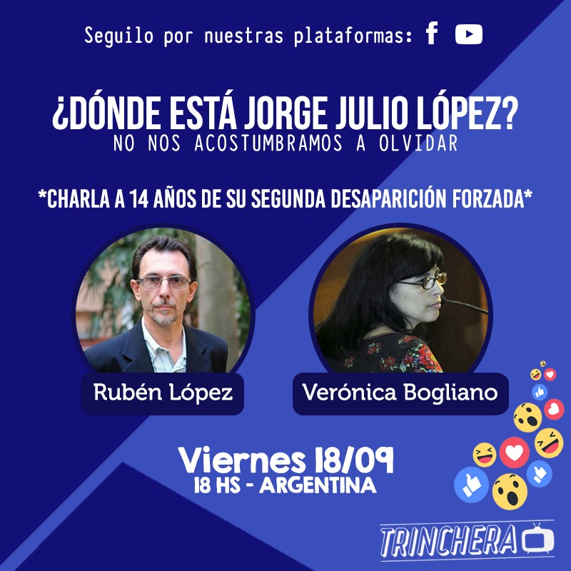 No nos acostumbramos a olvidar: ¿Dónde está Jorge Julio López