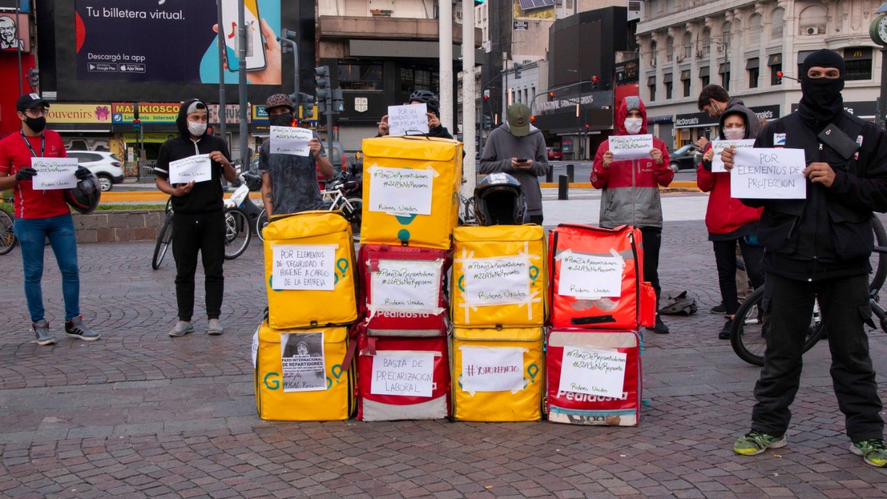 #YoNoReparto : La incesante lucha de los repartidores de plataformas