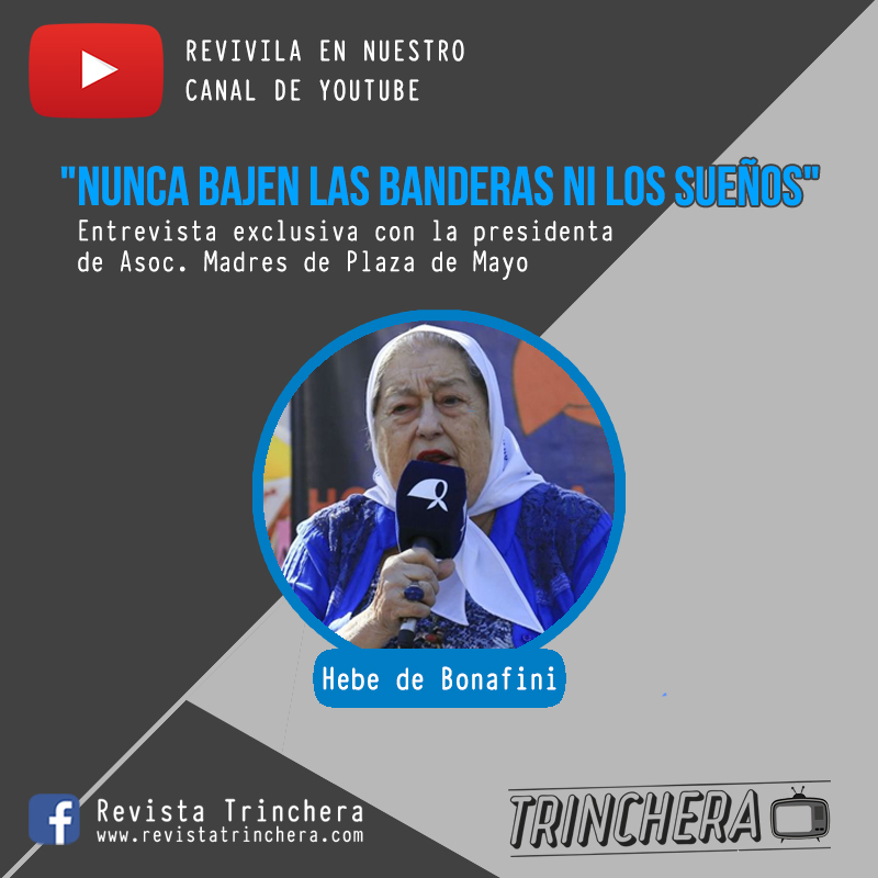 Hebe De Bonafini: "La política tiene que ser solidaridad, lealtad, acción y amor"