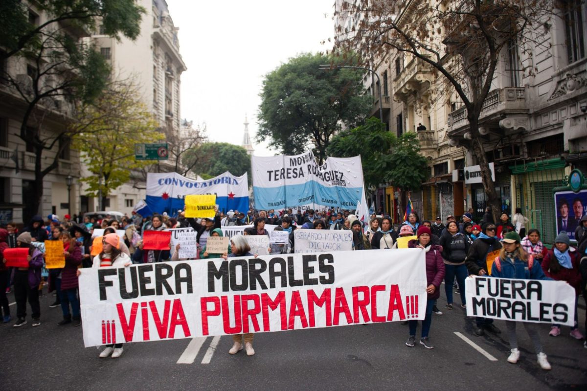 Movilización contra la brutal represión en Jujuy