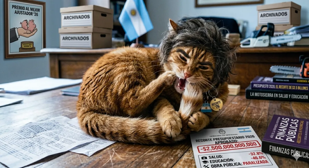 Ajuste por ajuste: El gato se muerde la cola